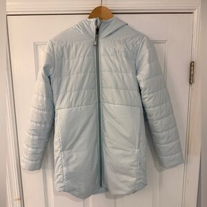 The North Face Kids Sky Blue Puffer Coat Girls 14-16 Large